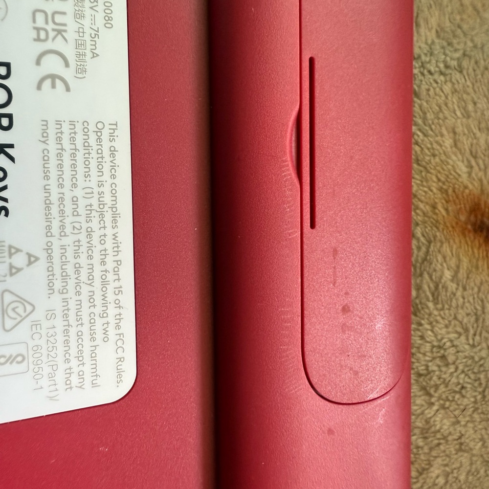 Logitech Red Keyboard - Picture 2 of 5
